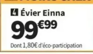 Évier Einna diadem