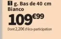 Bas de 40 cm Bianco