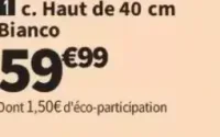 Haut de 40 cm Bianco