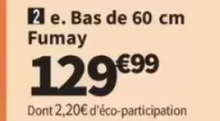 Bas de 60 cm Fumay