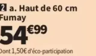 Haut de 60 cm Fumay