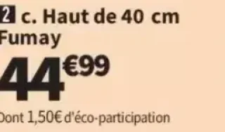 Haut de 40 cm Fumay