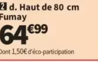Haut de 80 cm Fumay