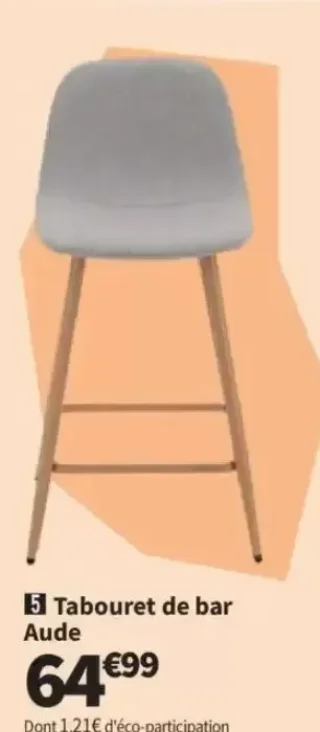 Tabouret de bar Aude