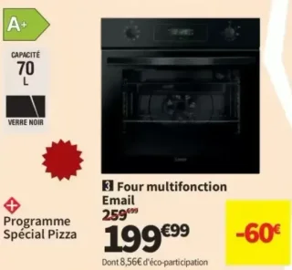 Candy FIDCPN615L Four multifonction Email