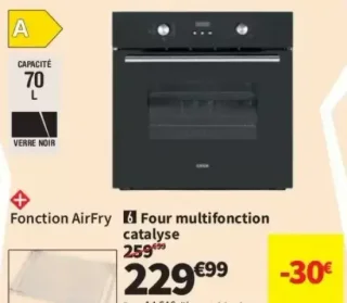 Saba OMC7024BLRT/M Four multifonction catalyse