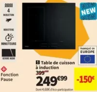 Table de cuisson à induction Hisense HIC6422BSC