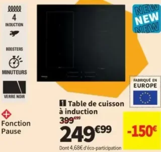 Table de cuisson à induction Hisense HIC6422BSC