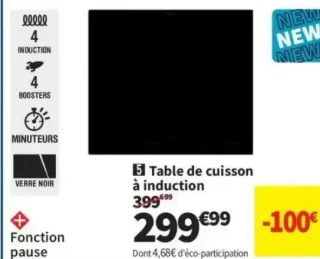 Table de cuisson à induction Haier HAIDFS64MCAR