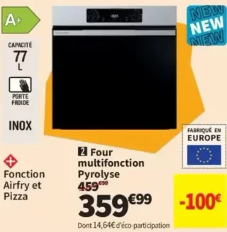 Four multifonction Pyrolyse Hisense BI64223EPXBG