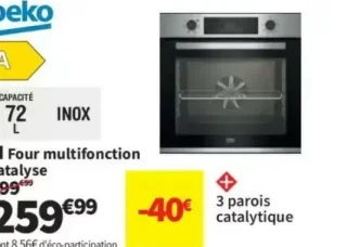 Four multifonction catalyse Beko