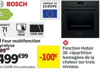 Four multifonction pyrolyse Bosch