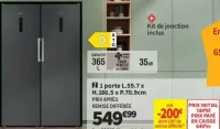 Réfrigérateur 1 porte Hotpoint HPMLF6443XBR5E
