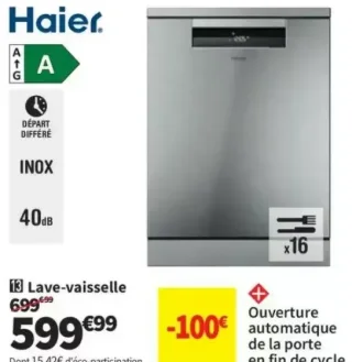 Lave-vaisselle Haier