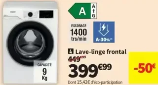 Lave-linge frontal Hotpoint HB93CAREFR