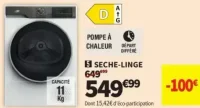Sèche-linge Hotpoint CHD113DWWS FR