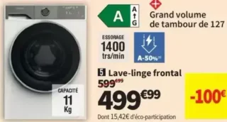 Lave-linge frontal Hotpoint