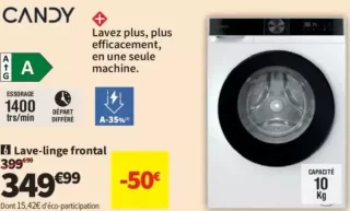 Lave-linge frontal Candy