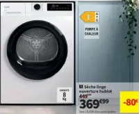 Sèche linge ouverture hublot Candy GDS 8N1B-S