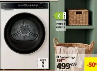 Sèche-linge Haier HD90-C367LU1-S