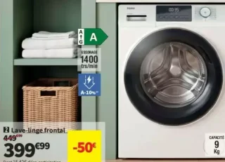 Lave-linge frontal Haier HW90-BP14929A