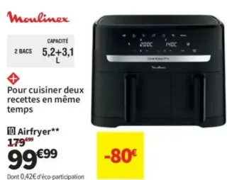 Airfryer Moulinex EZ901N20