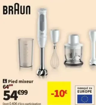 Pied mixeur Braun