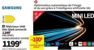 SAMSUNG Téléviseur UHD Néo Qled connecté
