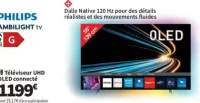 PHILIPS AMBILIGHT tv Téléviseur UHD OLED connecté