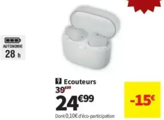 Ecouteurs sans fil Philips