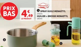 SPRAY HUILE MENASTYL / HUILIER + BROSSE MENASTYL