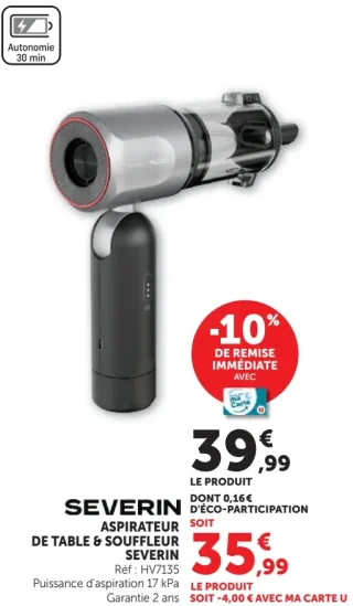 SEVERIN Aspirateur de table & souffleur