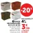 Promo Panier rectangulaire 20 x 14 x 16 cm