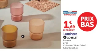 Gobelet en verre Luminarc