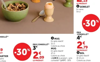 Bol en grès réactif