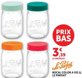 BOCAL COLOR A VIS 1L LE PARFAIT
