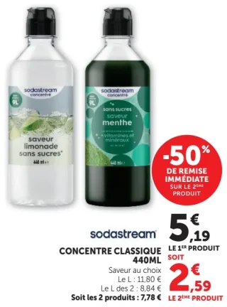 CONCENTRE CLASSIQUE 440ML sodastream