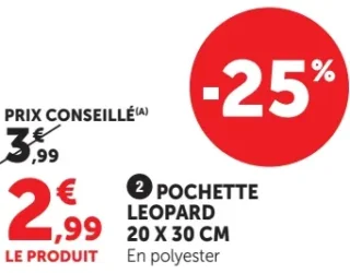 Pochette léopard