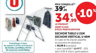 Séchoir table U 21M
