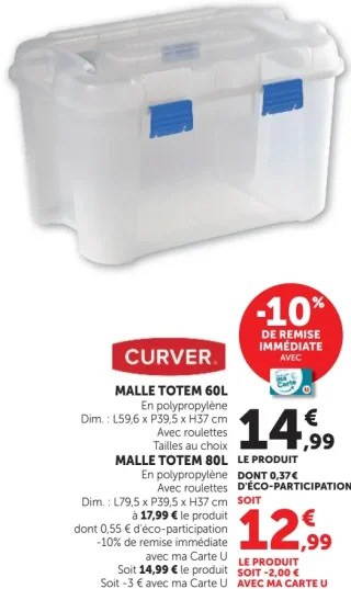 MALLE TOTEM 60L Curver