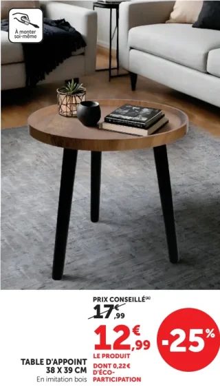 Table d'appoint