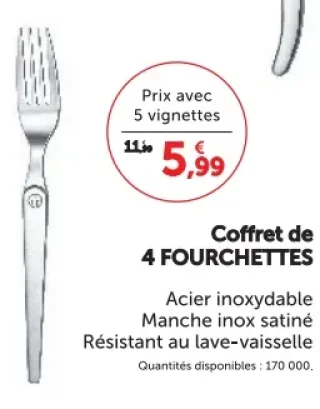 Coffret de 4 Fourchettes Laguiole Heritage