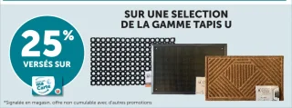 Sélection de la gamme Tapis U