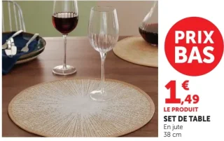 Set de table en jute 38 cm