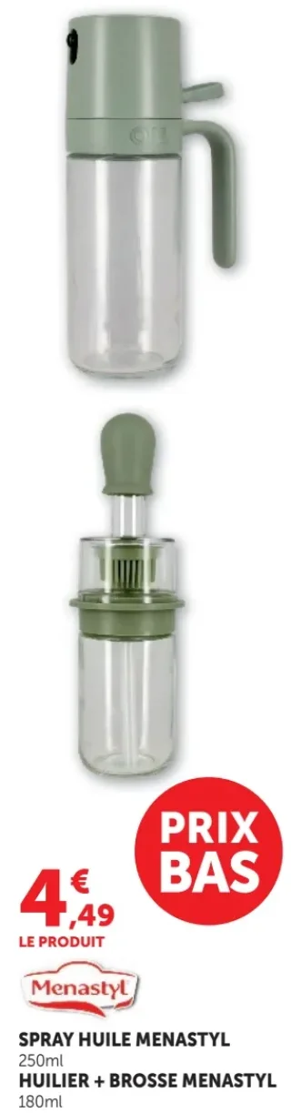 SPRAY HUILE / HUILIER + BROSSE MENASTYL