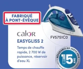 Fer à repasser Calor Easygliss 2 FV5751C0