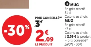 Mug en grès réactif