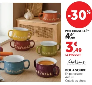 Bol à soupe en porcelaine Artime