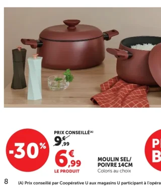 MOULIN SEL/POIVRE 14CM