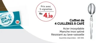 Coffret de 4 cuillères à café Laguiole Heritage